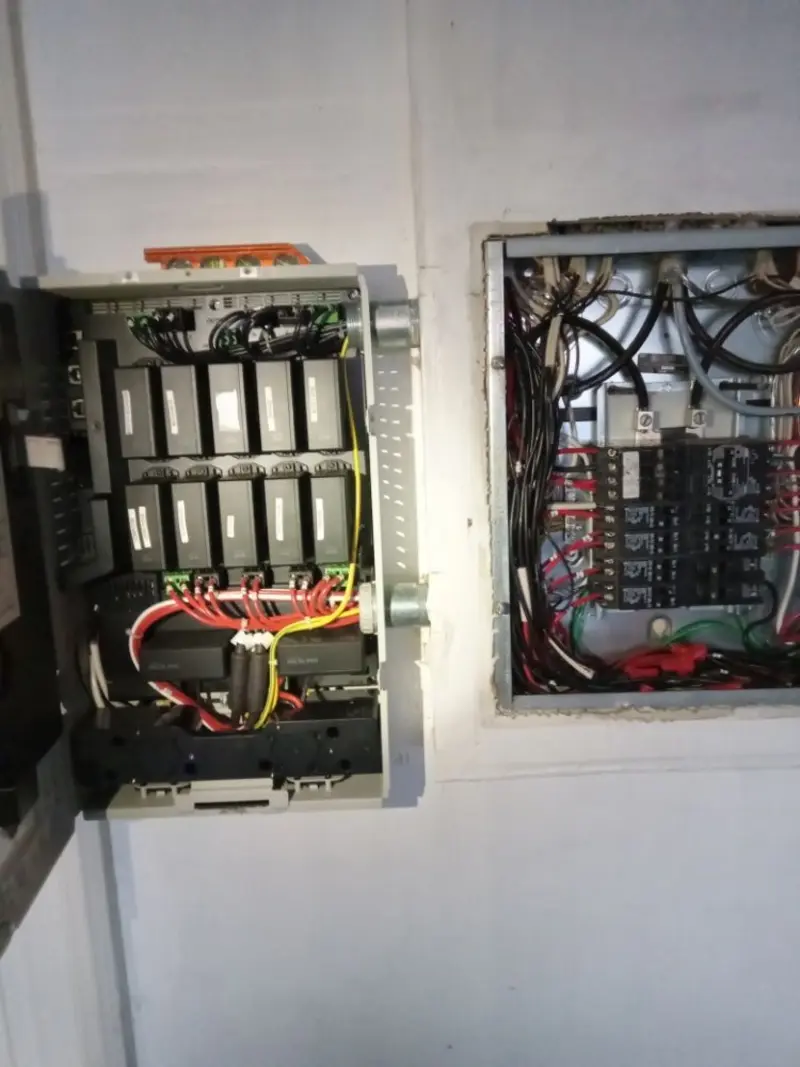 Electrical panel upgrade completed for Ring Doorbell Installation in Chickasaw